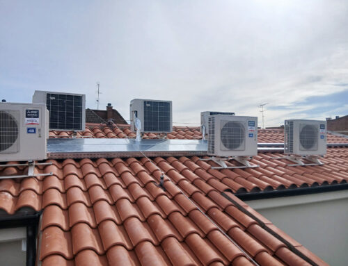 Instal·lació d’aerotèrmia híbrida