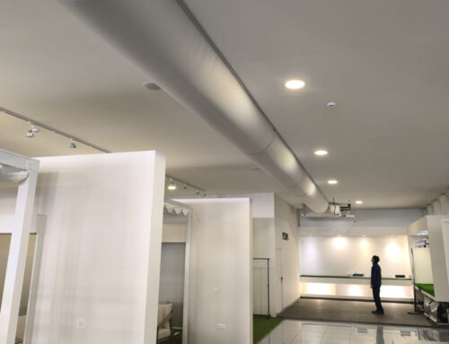 Climatització amb conductes tèxtils